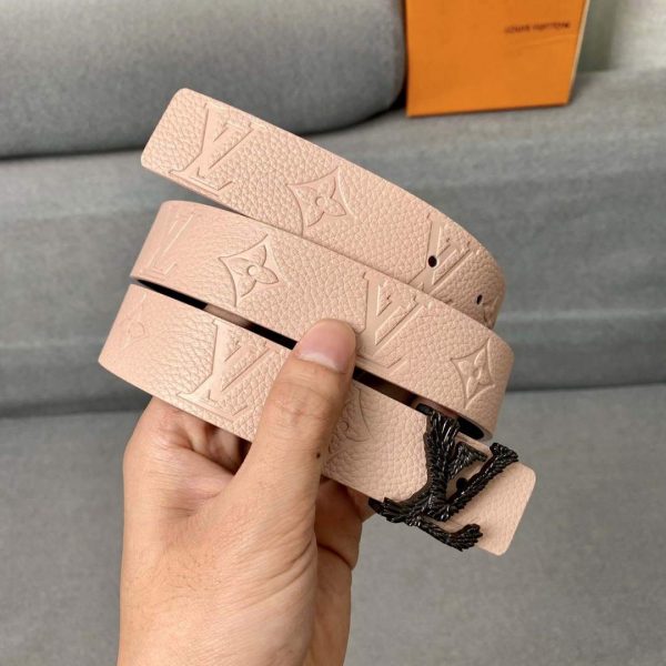 LV Women's Belts Collection Louis Vuitton Initials 30MM Belt 19010 | lv womens belts collection louis vuitton initials 30mm belt 18