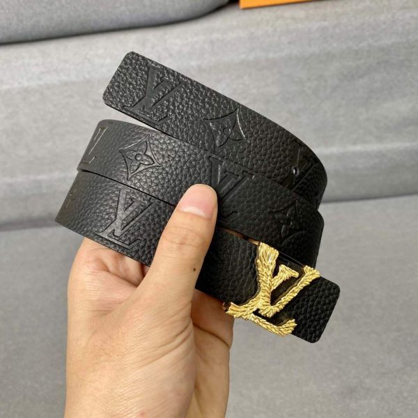 LV Women's Belts Collection Louis Vuitton Initials 30MM Belt 19010 | lv womens belts collection louis vuitton initials 30mm belt 20