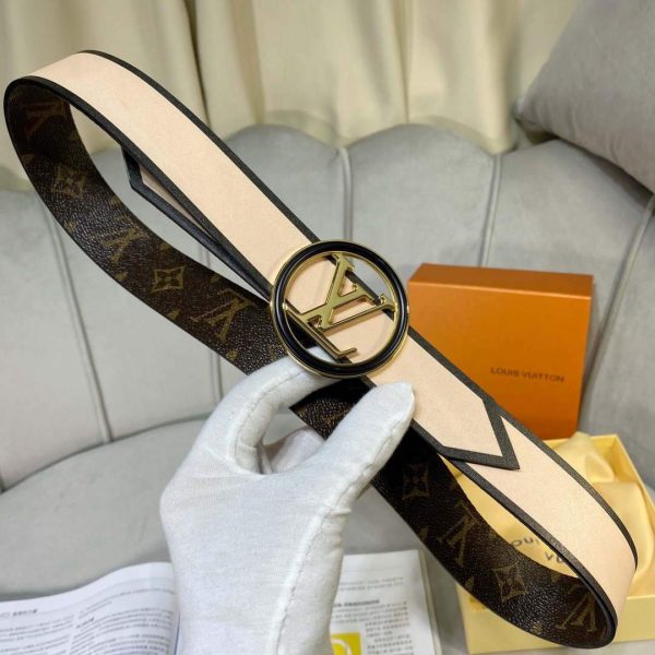 LV Women's Men's Belts Collection Louis Vuitton Initials 34MM Belt 19064 | lv womens mens belts collection louis vuitton initials 34mm belt 19064 6