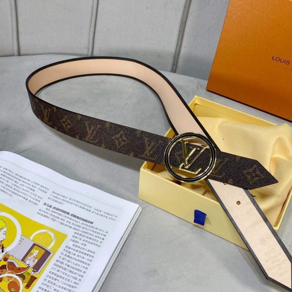 LV Women's Men's Belts Collection Louis Vuitton Initials 34MM Belt 19064 | lv womens mens belts collection louis vuitton initials 34mm belt 19064 8