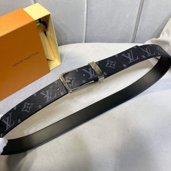 LV Women's Men's Belts Collection Louis Vuitton Initials 34MM Belt 19065 | lv womens mens belts collection louis vuitton initials 34mm belt 19065 4