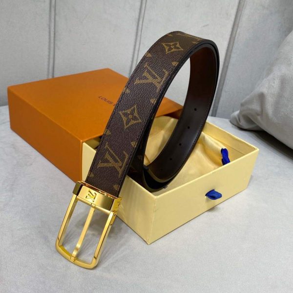 LV Women's Men's Belts Collection Louis Vuitton Initials 34MM Belt 19065 | lv womens mens belts collection louis vuitton initials 34mm belt 19065 5
