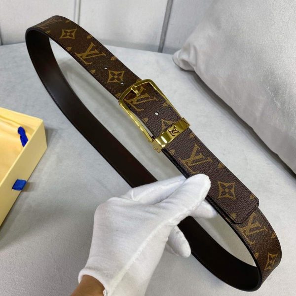 LV Women's Men's Belts Collection Louis Vuitton Initials 34MM Belt 19065 | lv womens mens belts collection louis vuitton initials 34mm belt 19065 6