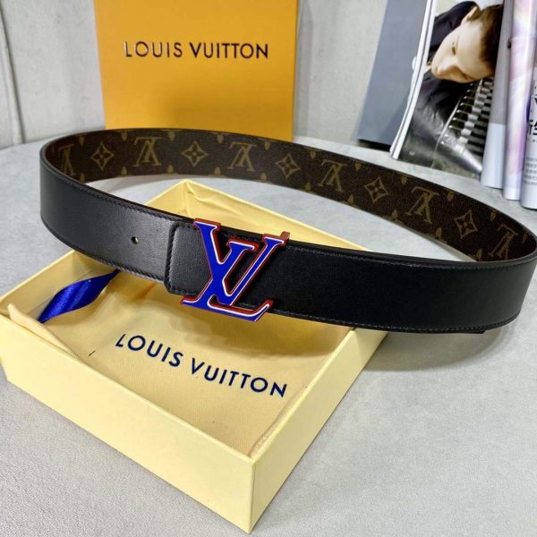 LV Women's Men's Belts Collection Louis Vuitton Initials 40MM Belt 19088 | lv womens mens belts collection louis vuitton initials 40mm belt 105