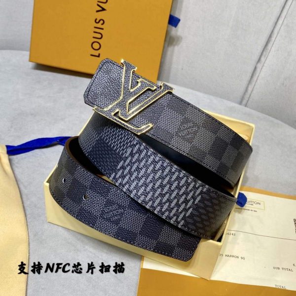 LV Women's Men's Belts Collection Louis Vuitton Initials 40MM Belt 19090 | lv womens mens belts collection louis vuitton initials 40mm belt 130
