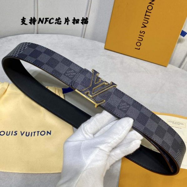 LV Women's Men's Belts Collection Louis Vuitton Initials 40MM Belt 19090 | lv womens mens belts collection louis vuitton initials 40mm belt 131