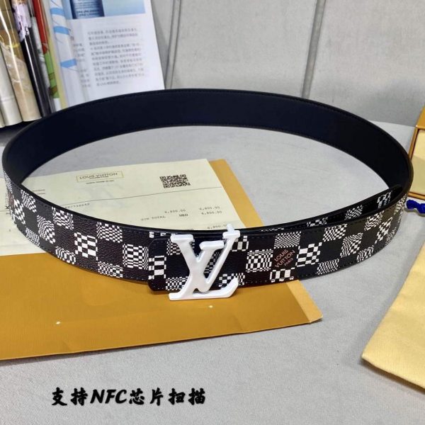 LV Women's Men's Belts Collection Louis Vuitton Initials 40MM Belt 19078 | lv womens mens belts collection louis vuitton initials 40mm belt 156