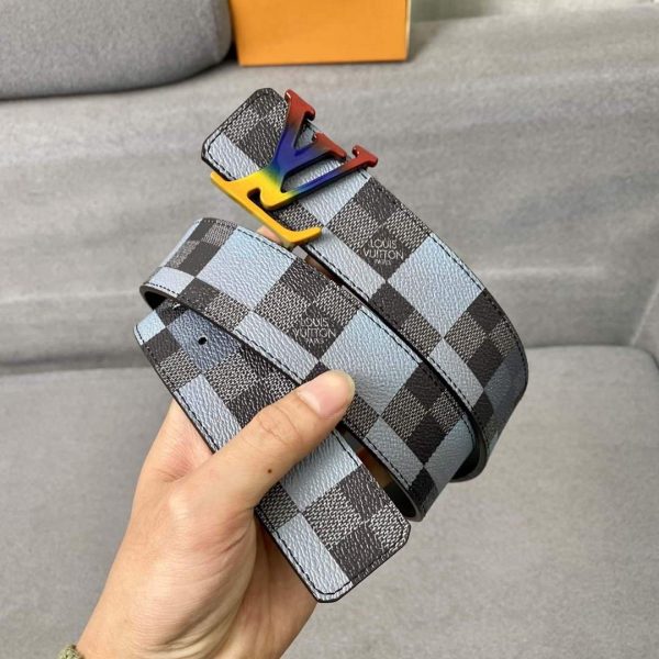 LV Women's Men's Belts Collection Louis Vuitton Initials 40MM Belt 19067 | lv womens mens belts collection louis vuitton initials 40mm belt 162