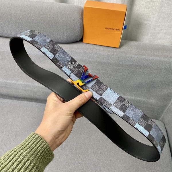 LV Women's Men's Belts Collection Louis Vuitton Initials 40MM Belt 19067 | lv womens mens belts collection louis vuitton initials 40mm belt 163