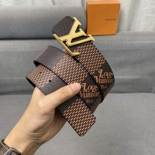 LV Women's Men's Belts Collection Louis Vuitton Initials 40MM Belt 19093 | lv womens mens belts collection louis vuitton initials 40mm belt 197