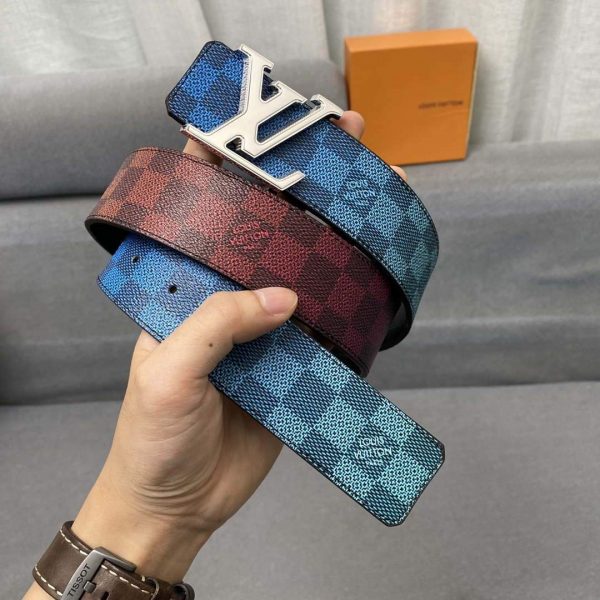 LV Women's Men's Belts Collection Louis Vuitton Initials 40MM Belt 19093 | lv womens mens belts collection louis vuitton initials 40mm belt 199