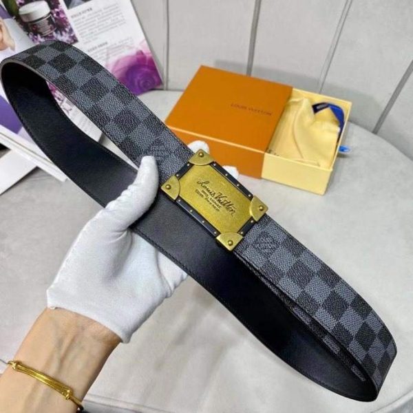 LV Women's Men's Belts Collection Louis Vuitton Initials 40MM Belt 19099 | lv womens mens belts collection louis vuitton initials 40mm belt 275 240559b0 13fe 440b a95c 2d7afb352afc