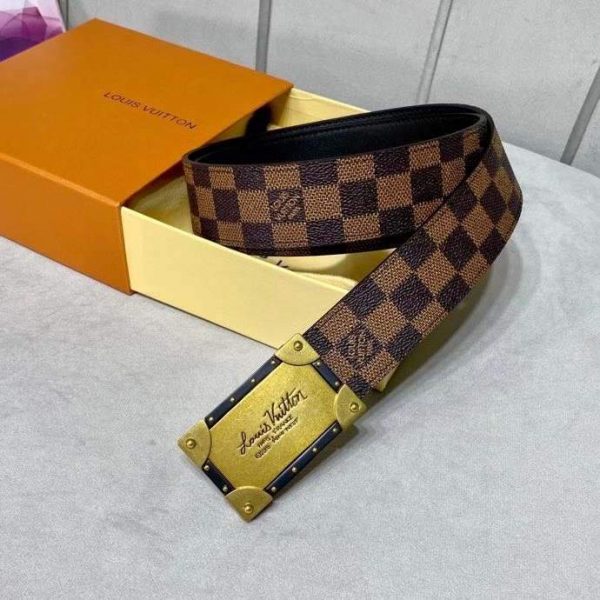 LV Women's Men's Belts Collection Louis Vuitton Initials 40MM Belt 19099 | lv womens mens belts collection louis vuitton initials 40mm belt 277 a91a6006 deda 4e2f a4fe f4573cb145fe