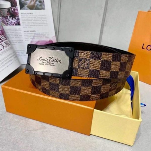 LV Women's Men's Belts Collection Louis Vuitton Initials 40MM Belt 19099 | lv womens mens belts collection louis vuitton initials 40mm belt 279 caf0d989 5d9a 4023 af43 e02240276afb