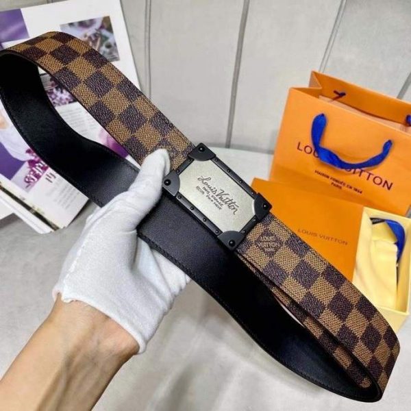 LV Women's Men's Belts Collection Louis Vuitton Initials 40MM Belt 19099 | lv womens mens belts collection louis vuitton initials 40mm belt 280 a35a42da 7203 420a a1e9 c075ee07cea9