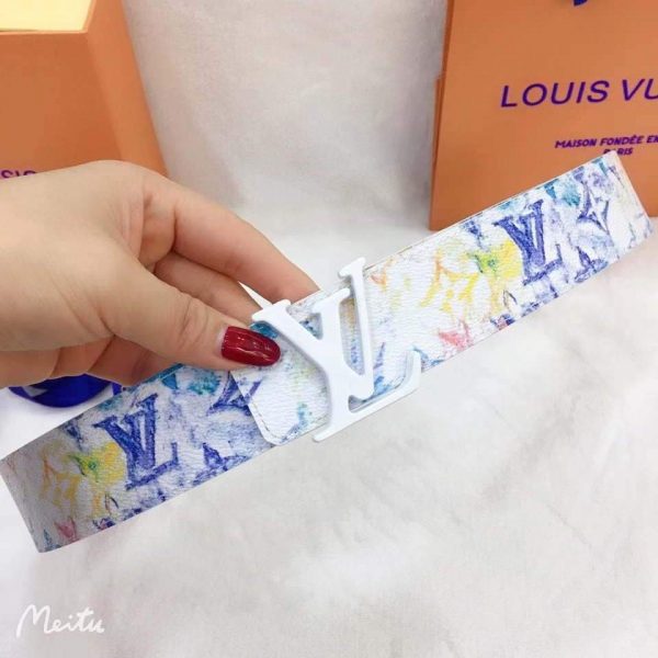 LV Women's Men's Belts Collection Louis Vuitton Initials 40MM Belt 19070 | lv womens mens belts collection louis vuitton initials 40mm belt 308