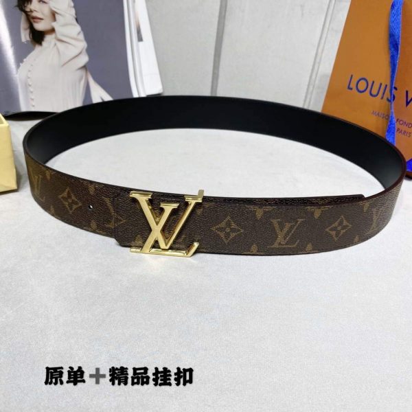 LV Women's Men's Belts Collection Louis Vuitton Initials 40MM Belt 19083 | lv womens mens belts collection louis vuitton initials 40mm belt 9 80583a6a afa3 47d1 966c 892984fba8be
