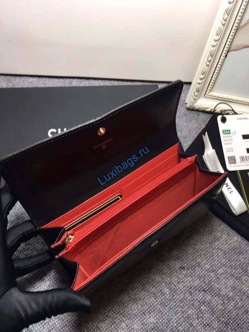 Chanel AP0955 Chanel 19 Long Flap Wallet Lambskin Black | voguebags.ru chanel ap0955 chanel 19 long flap wallet lambskin black 7