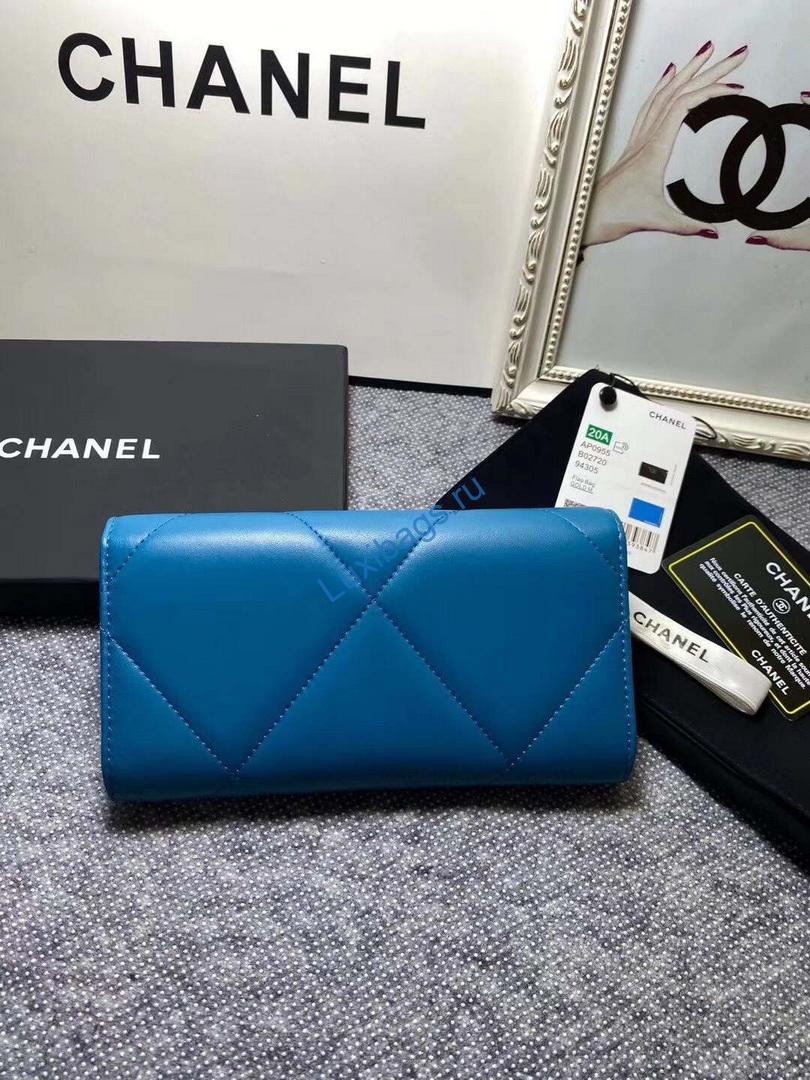Chanel AP0955 Chanel 19 Long Flap Wallet Lambskin Blue | voguebags.ru chanel ap0955 chanel 19 long flap wallet lambskin blue 2