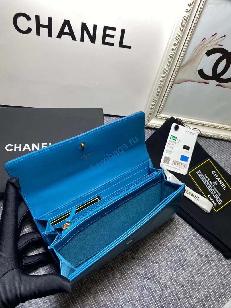 Chanel AP0955 Chanel 19 Long Flap Wallet Lambskin Blue | voguebags.ru chanel ap0955 chanel 19 long flap wallet lambskin blue 7