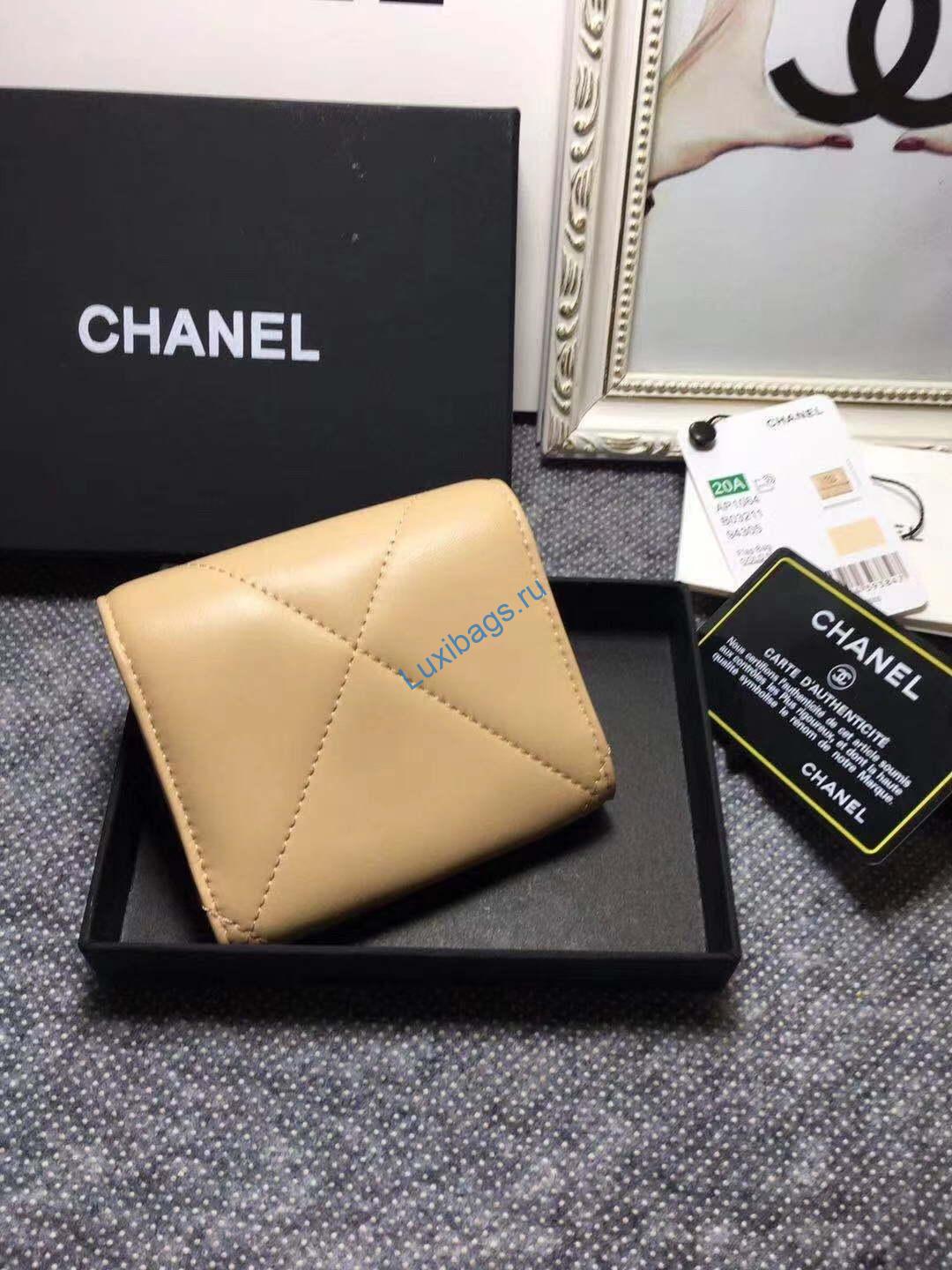 Chanel AP1064 19 Small flap wallet Lambskin Apricot | voguebags.ru chanel ap1064 19 small flap wallet lambskin apricot 13