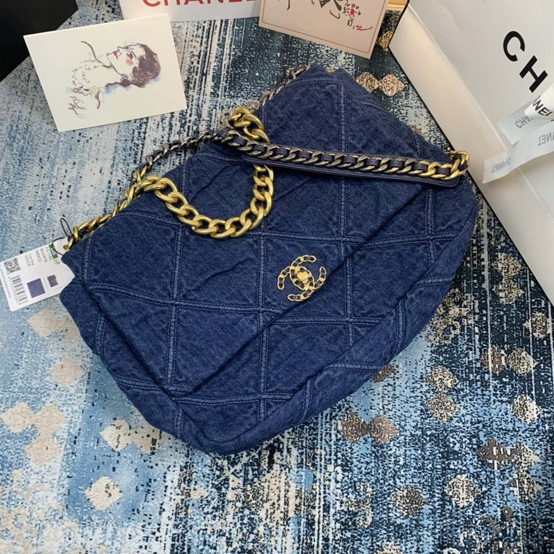 Chanel AS1160 Chanel 19 Flap B02511 Tweed? Bag Navy Blue | voguebags.ru chanel as1160 chanel 19 flap b02511 tweed bag navy blue 2