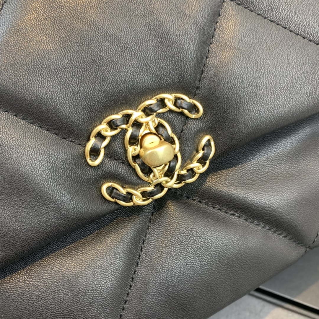 chanel as1162 chanel 19 maxi flap bag lambskin b02875 black 6 Chanel AS1162 Chanel 19 Maxi Flap Bag Lambskin B02875 Black | voguebags.ru chanel as1162 chanel 19 maxi flap bag lambskin b02875 black 7