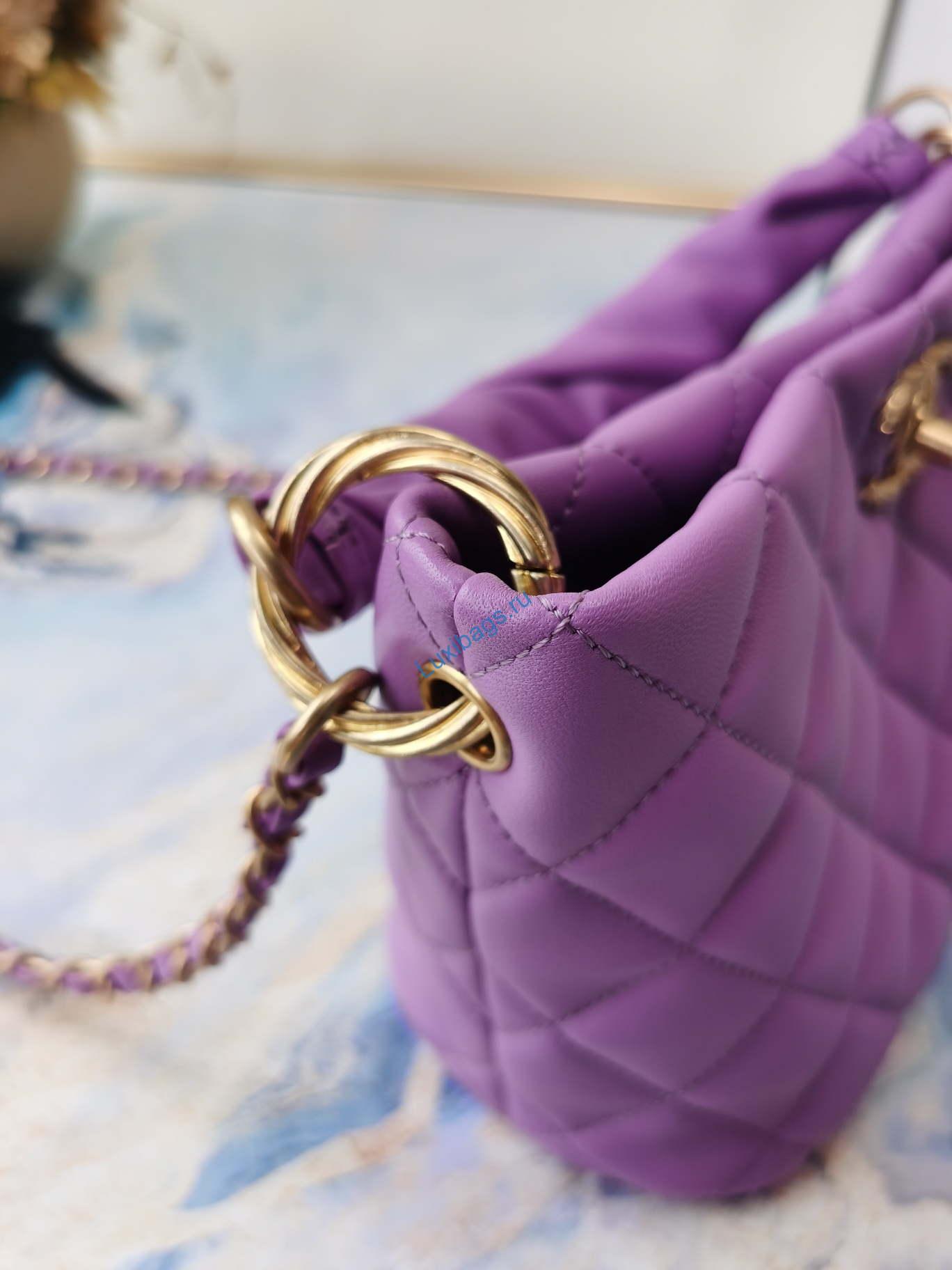 Chanel as2989 Chain lambskin bag with top handle purple | voguebags.ru chanel as2989 chain lambskin bag with top handle purple 8