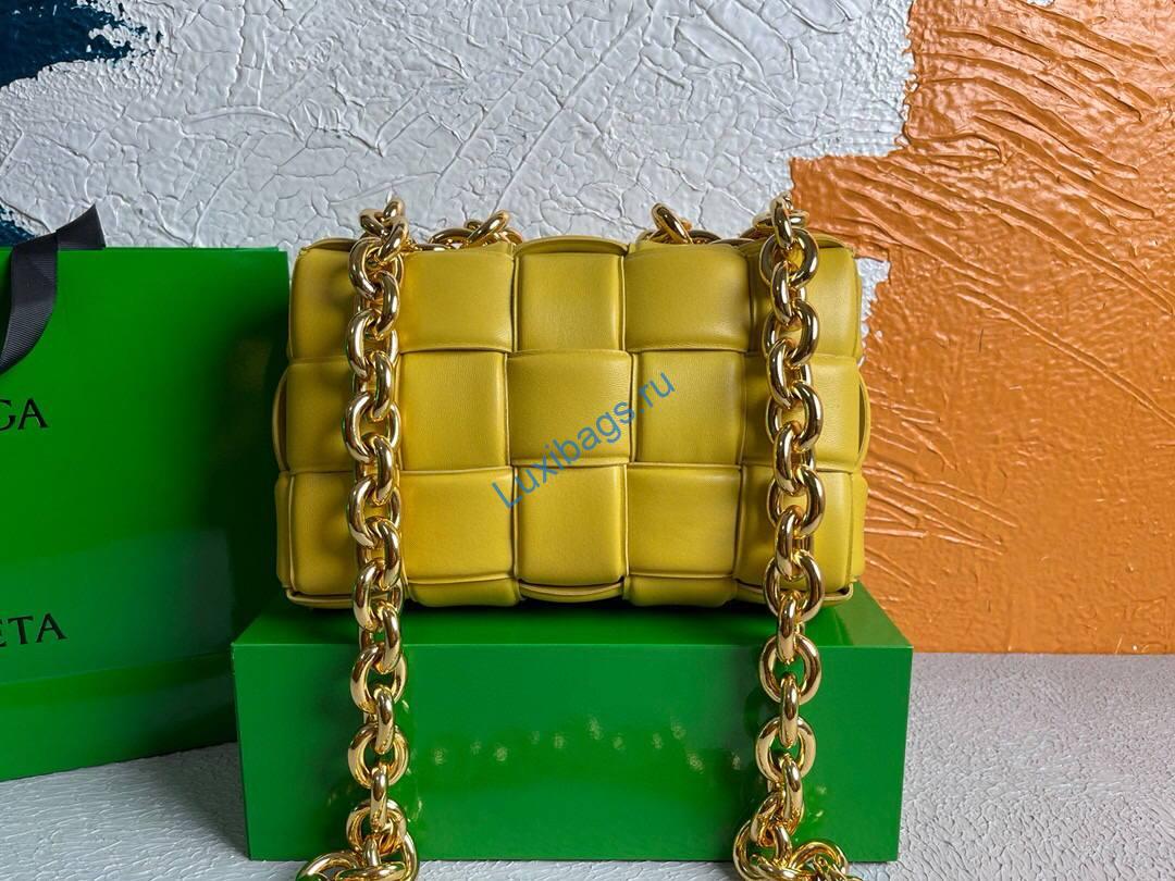 Bottega Veneta BV 20206 Chain Cassette 631421 Lemon Yellow Gold | bottega veneta bv 20206 chain cassette 631421 137 voguebags.ru
