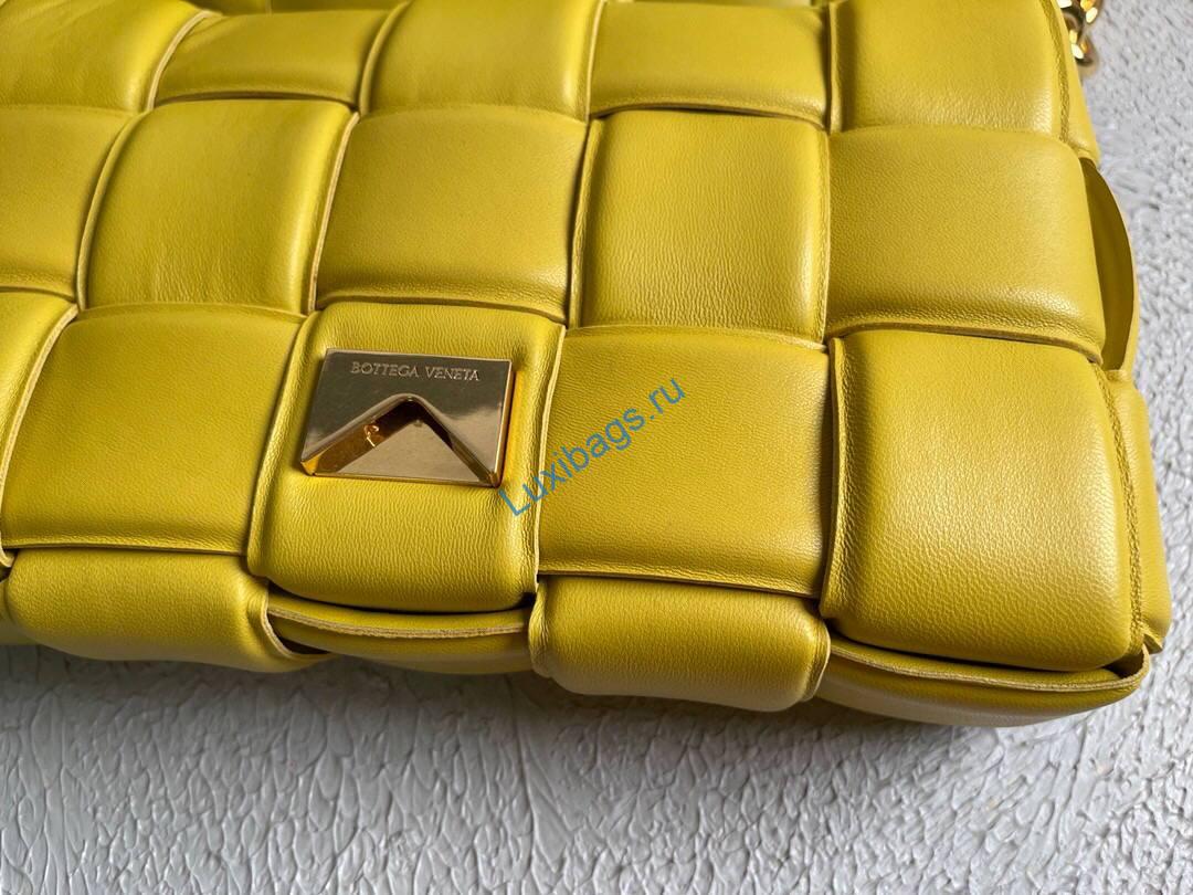 Bottega Veneta BV 20206 Chain Cassette 631421 Lemon Yellow Gold | bottega veneta bv 20206 chain cassette 631421 144 voguebags.ru