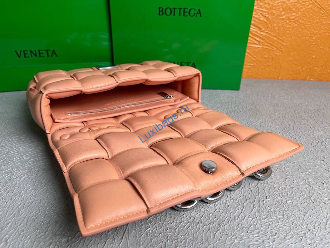 Bottega Veneta BV 20206 Chain Cassette 631421 Light Pink Silver | bottega veneta bv 20206 chain cassette 631421 silvry 23 voguebags.ru