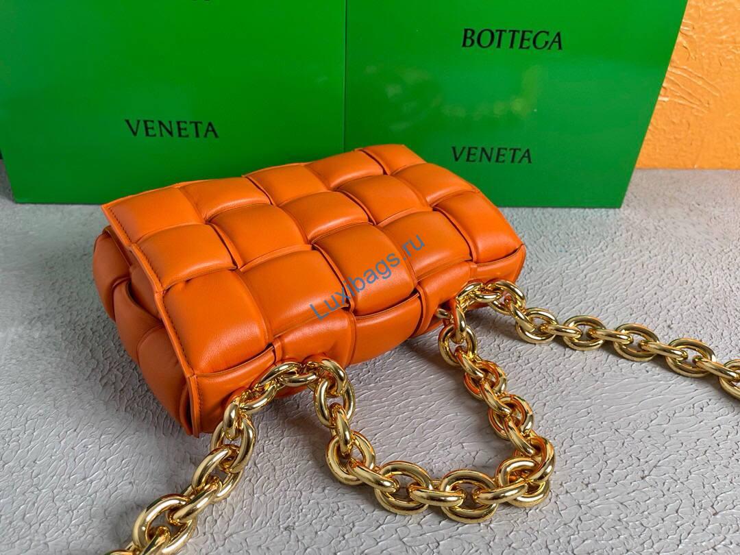 Bottega Veneta BV 20206 Chain Cassette 631421 Oragne Gold | bottega veneta bv 591970 chain shoulder bag 20206 206 voguebags.ru