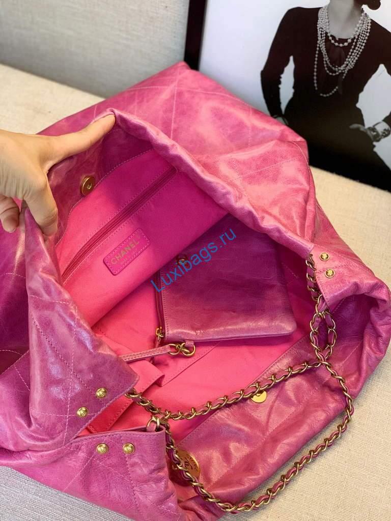 Chanel A68200 Large Chain Shopping Bag Plum | chanel a68200 large chain shopping bag 27
