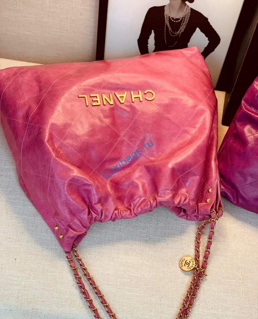 Chanel A68200 Large Chain Shopping Bag Plum | chanel a68200 large chain shopping bag 29