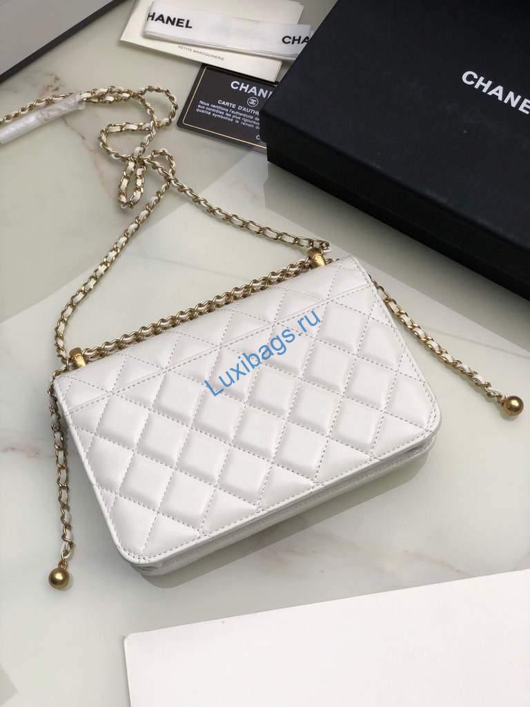 Chanel Shoulder Flap Mini Bag AS2289 Lambskin Beige | chanel shoulder flap mini bag as2289 12 voguebags.ru