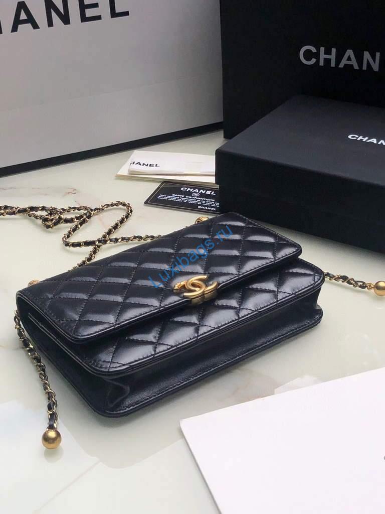 Chanel Shoulder Flap Mini Bag Lambskin AS2289 Black | chanel shoulder flap mini bag as2289 20 voguebags.ru