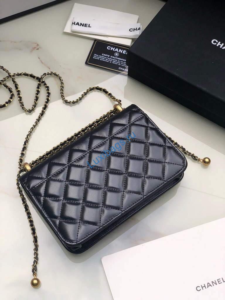 Chanel Shoulder Flap Mini Bag Lambskin AS2289 Black | chanel shoulder flap mini bag as2289 21 voguebags.ru