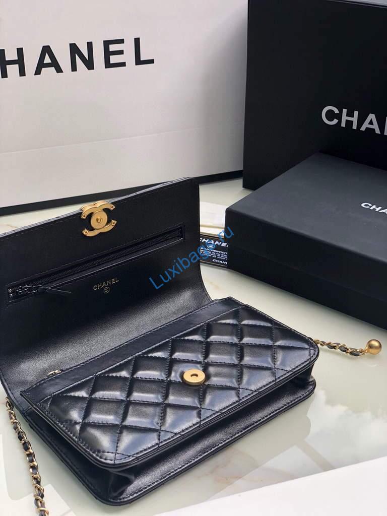 Chanel Shoulder Flap Mini Bag Lambskin AS2289 Black | chanel shoulder flap mini bag as2289 22 voguebags.ru
