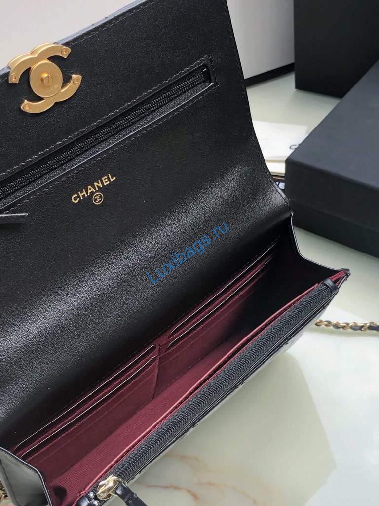 Chanel Shoulder Flap Mini Bag Lambskin AS2289 Black | chanel shoulder flap mini bag as2289 26 voguebags.ru