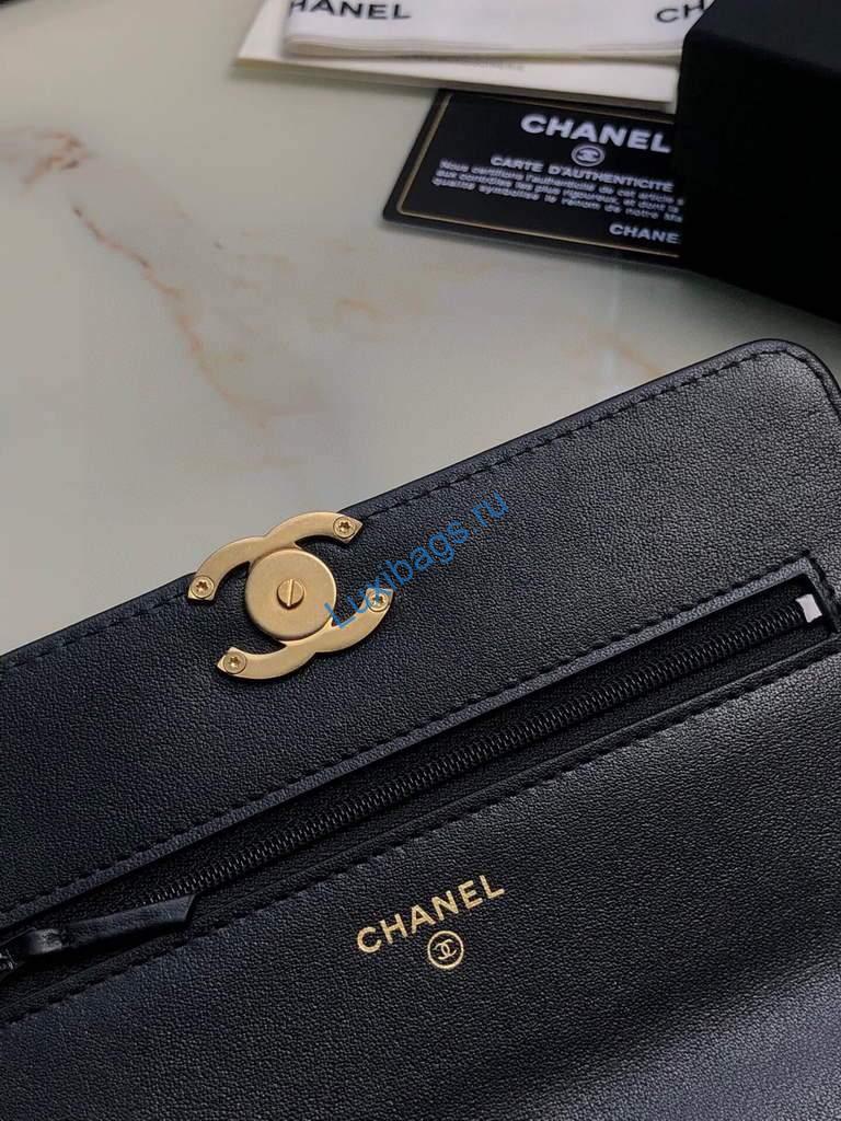 Chanel Shoulder Flap Mini Bag Lambskin AS2289 Black | chanel shoulder flap mini bag as2289 27 voguebags.ru
