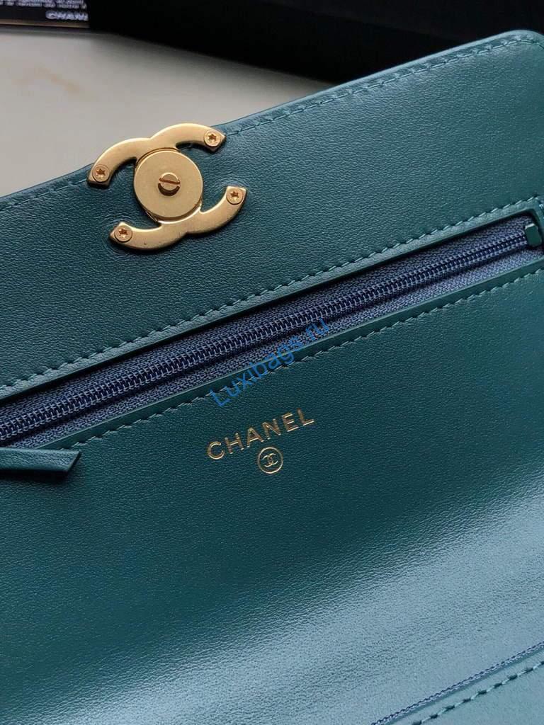 Chanel Shoulder Flap Mini Bag Lambskin AS2289 Green | chanel shoulder flap mini bag as2289 42 voguebags.ru