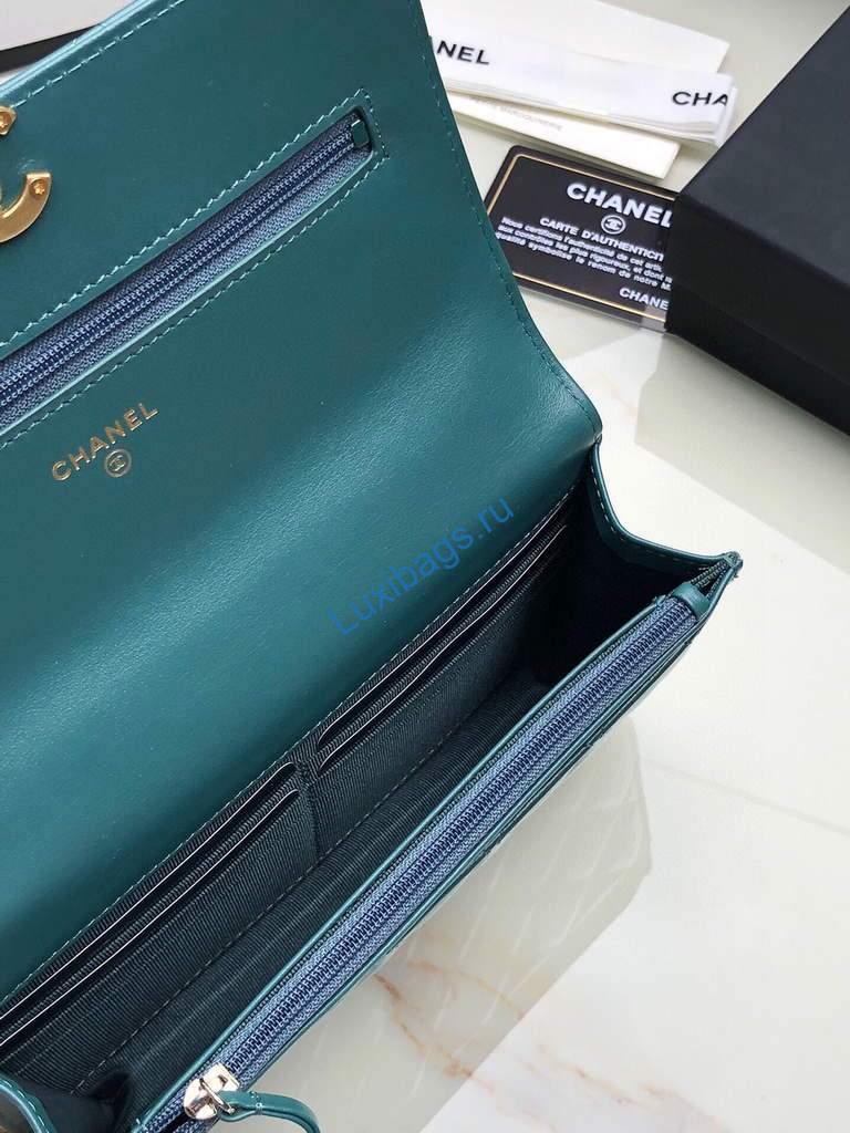Chanel Shoulder Flap Mini Bag Lambskin AS2289 Green | chanel shoulder flap mini bag as2289 44 voguebags.ru
