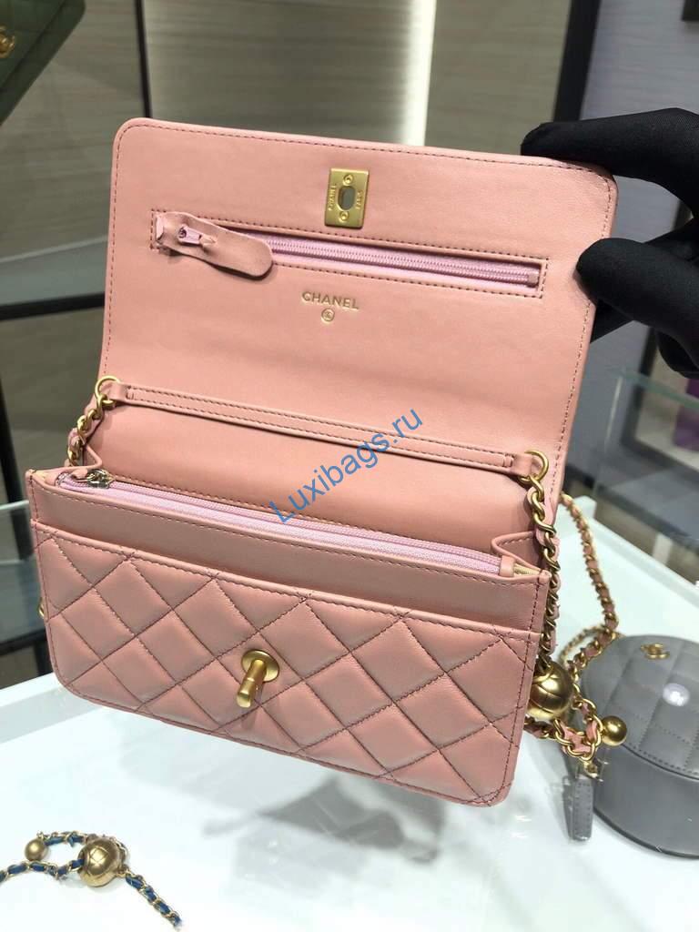 Chanel Wallet on Chain Lambskin AP1450 Pink | chanel wallet on chain lambskin ap1450 33 voguebags.ru