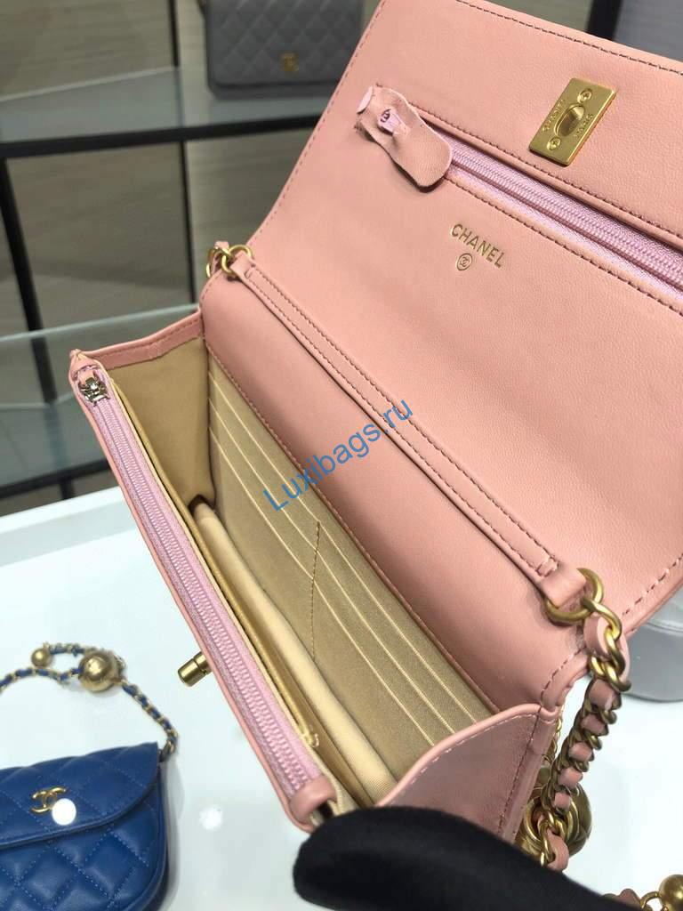 Chanel Wallet on Chain Lambskin AP1450 Pink | chanel wallet on chain lambskin ap1450 34 voguebags.ru