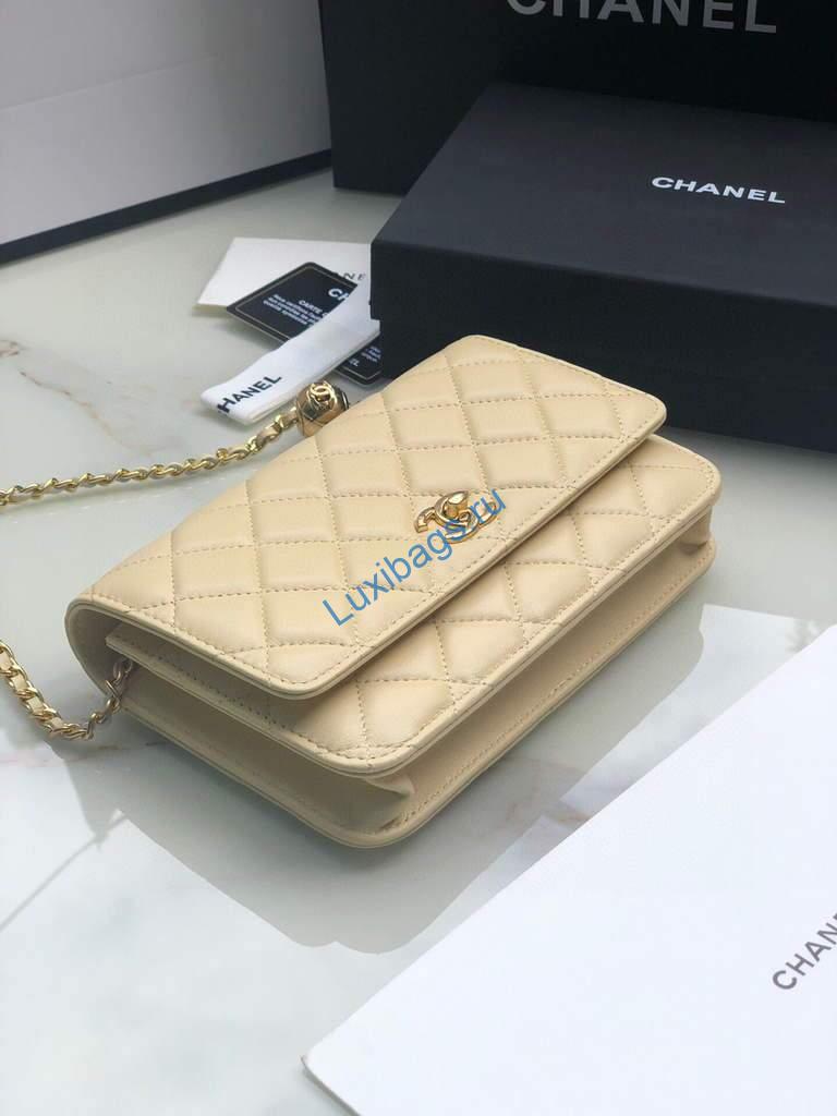 Chanel Wallet on Chain Lambskin AP1450 Apricot | chanel wallet on chain lambskin ap1450 38 voguebags.ru