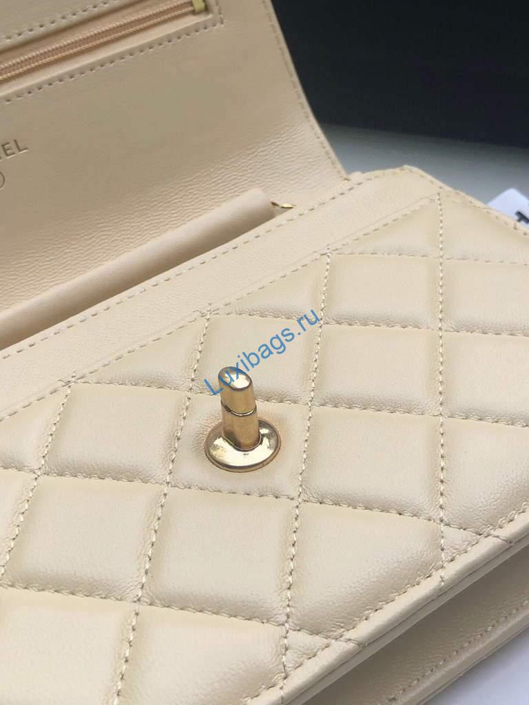 Chanel Wallet on Chain Lambskin AP1450 Apricot | chanel wallet on chain lambskin ap1450 42 voguebags.ru