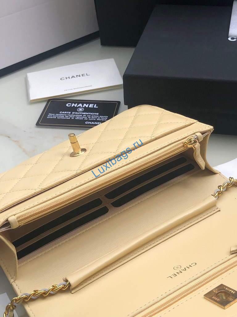 Chanel Wallet on Chain Lambskin AP1450 Apricot | chanel wallet on chain lambskin ap1450 43 voguebags.ru