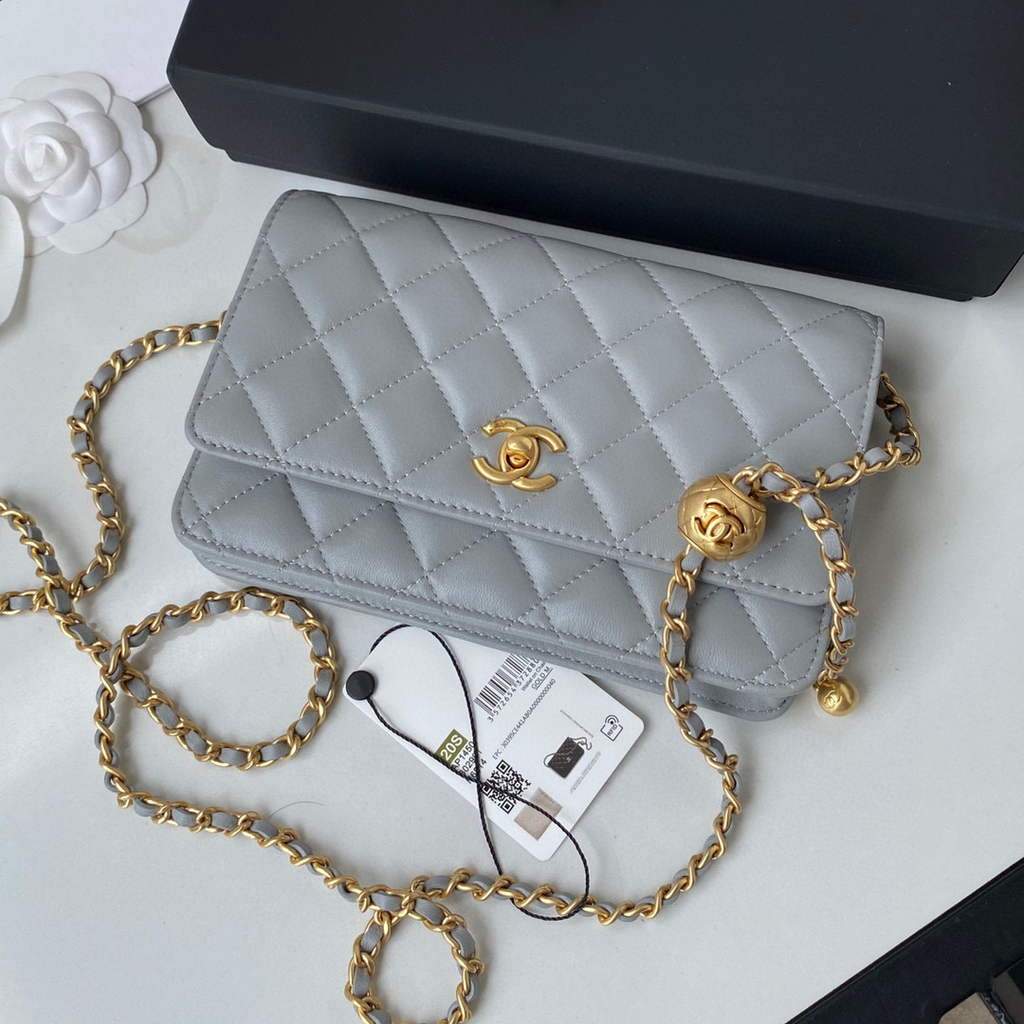 Chanel Wallet on Chain Lambskin AP1450 Grey | chanel wallet on chain lambskin ap1450 54 voguebags.ru