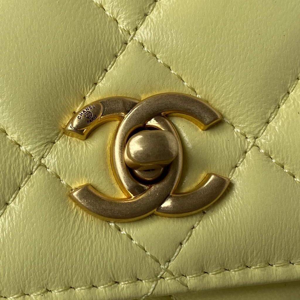 Chanel Wallet on Chain Lambskin AP1450 Yellow | chanel wallet on chain lambskin ap1450 57 voguebags.ru