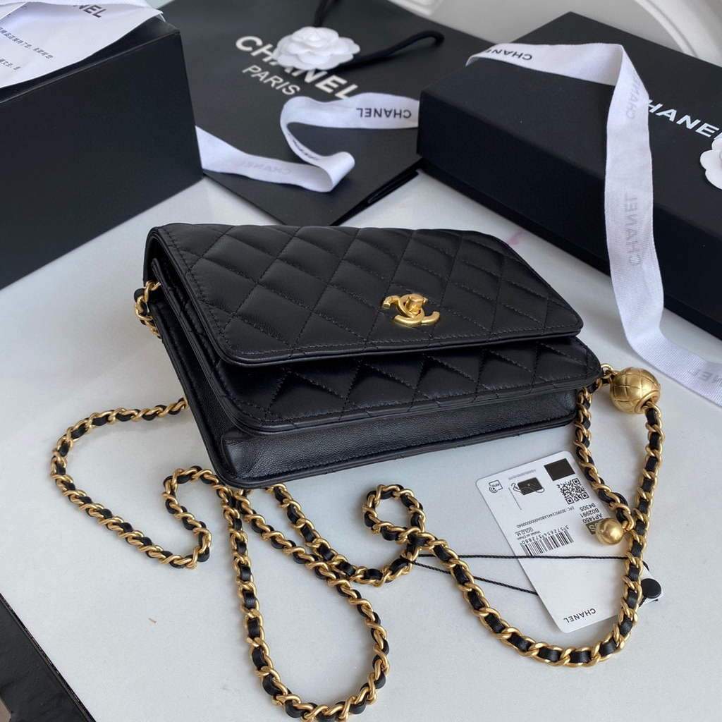 Chanel Wallet on Chain Lambskin AP1450 Black | chanel wallet on chain lambskin ap1450 68 voguebags.ru